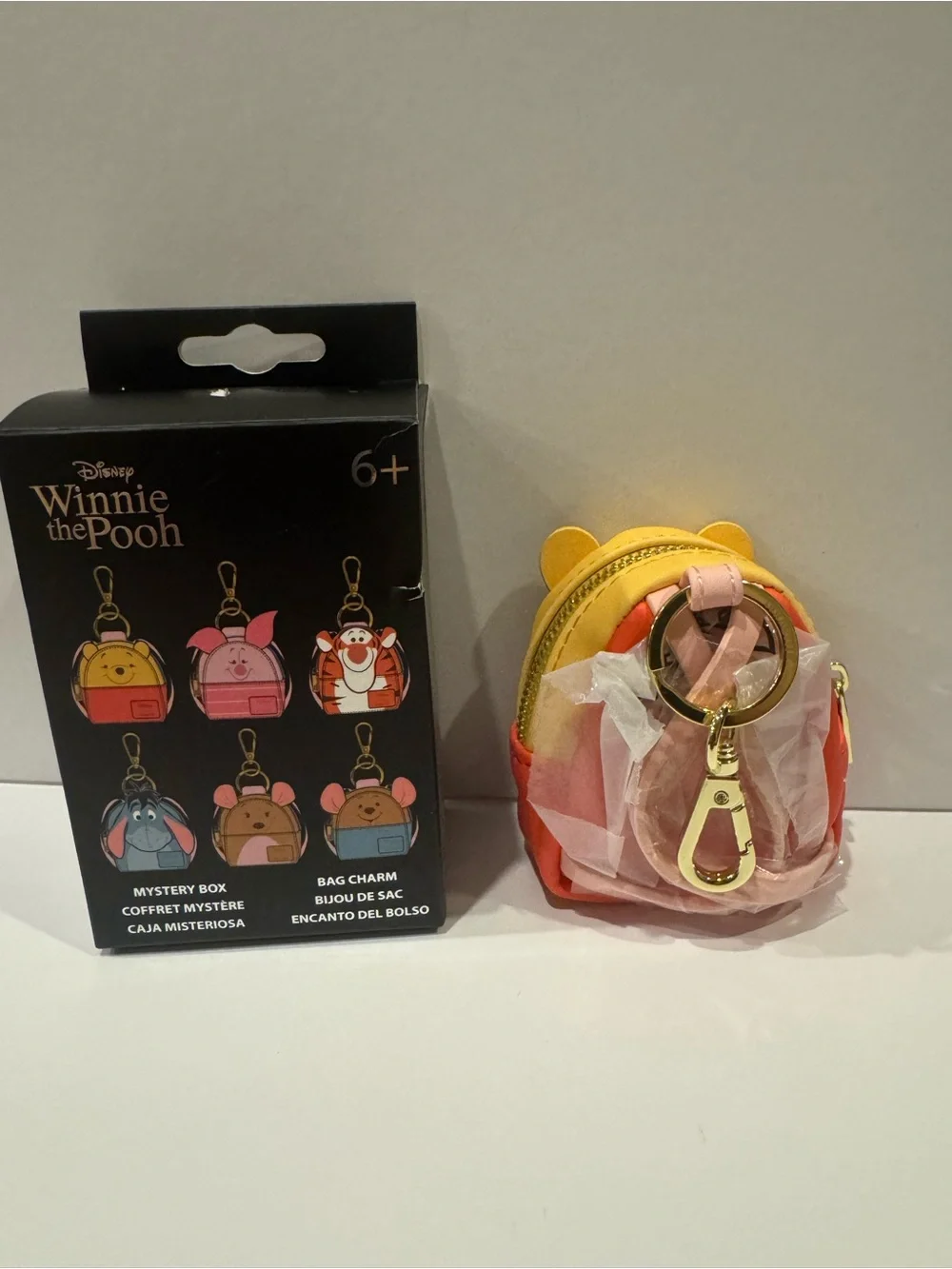 Loungefly Winnie the Pooh Yellow and Orange Mini Backpack Charm